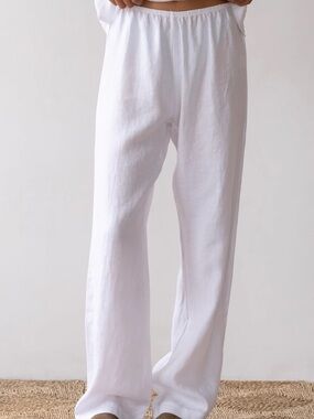 DONNI. The linen simple pant